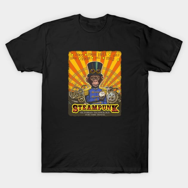 Steampunk T-Shirt by Lizarius4tees